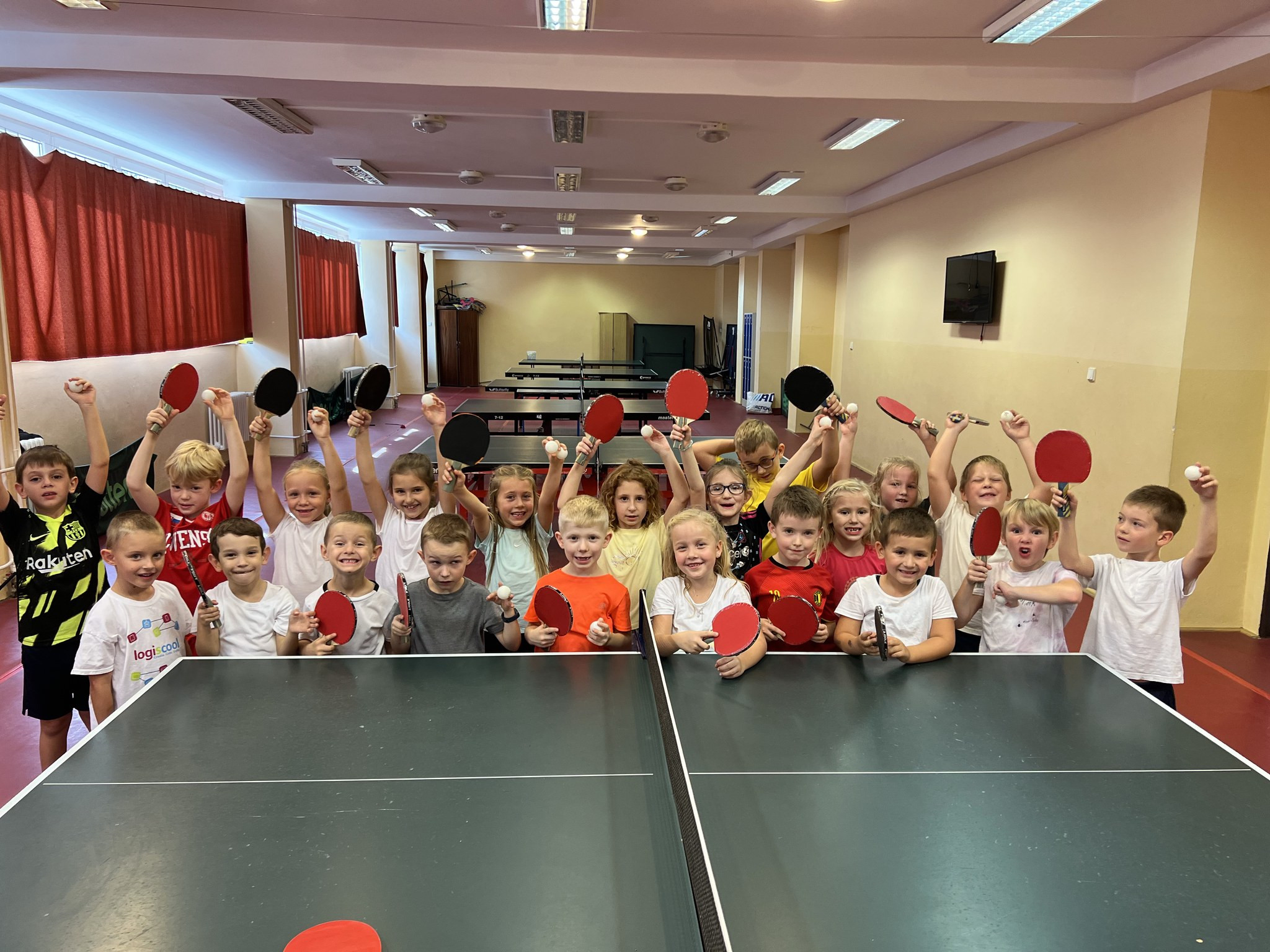 Krúžok - Stolný tenis - prváci