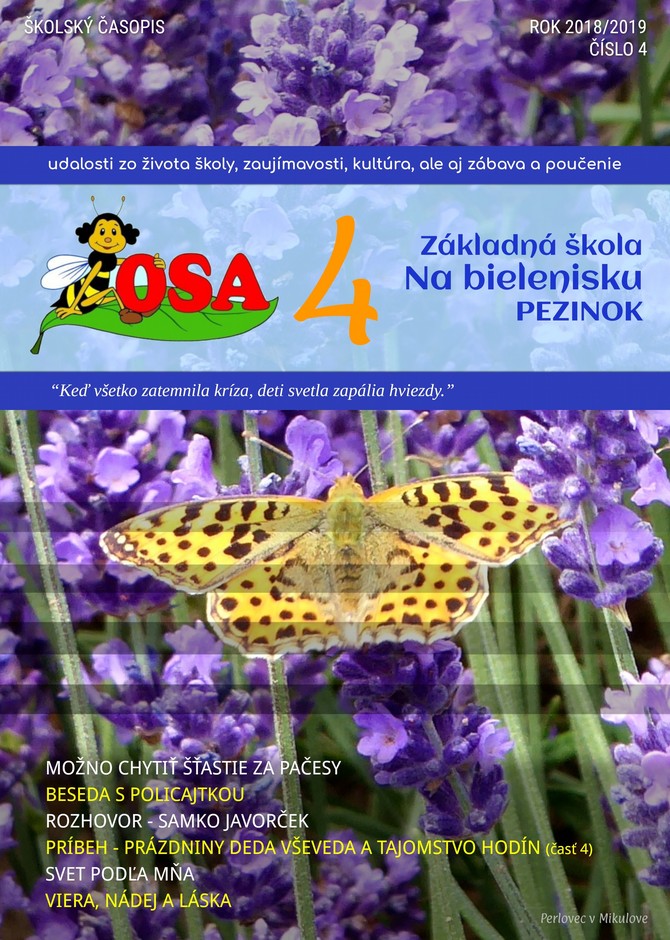 Školský časopis OSA 4 (2018/2019)