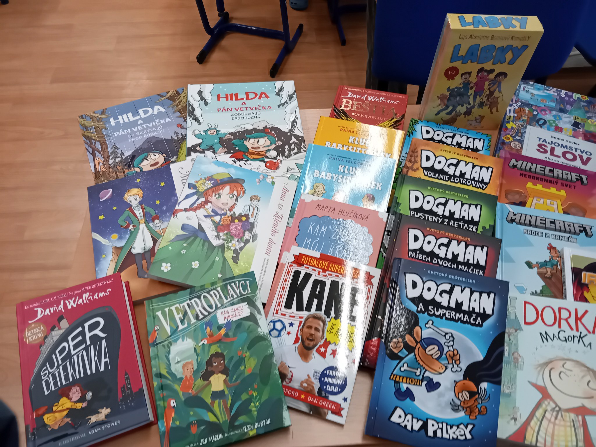 Nové knihy v knižnici